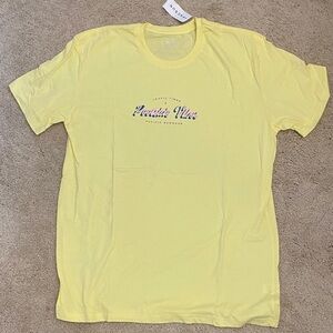 PacSun Yellow Graphic Short Sleeve Tee